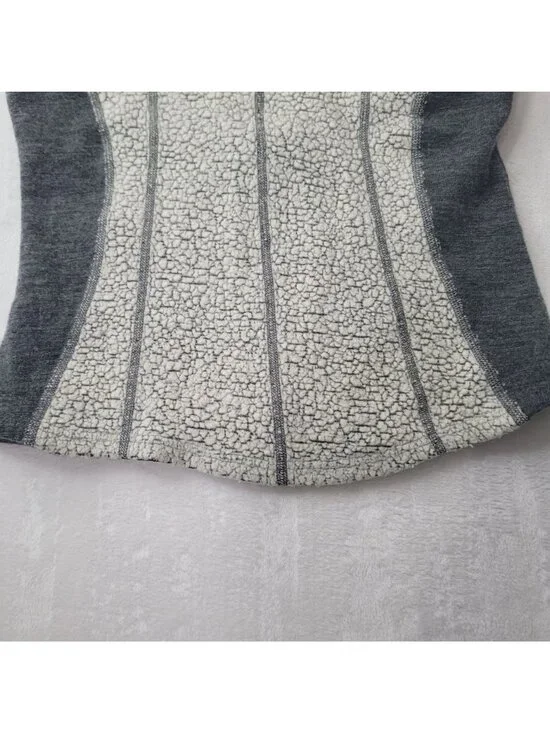 Kuhl Women's Gray Sherpa Fleece Zip-Up Vest Size S - Picture 7 of 12